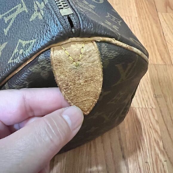 LOUIS VUITTON SPEEDY 40 Classic coated monogram canvas *Authentic Vintage ‘91 - Picture 15 of 16